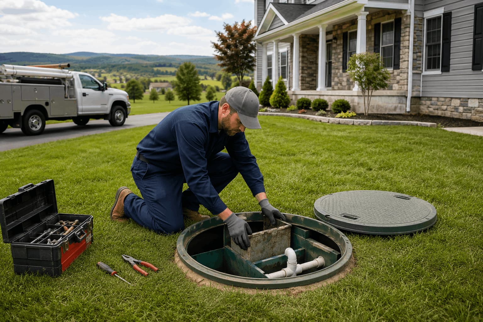 Septic system repair
